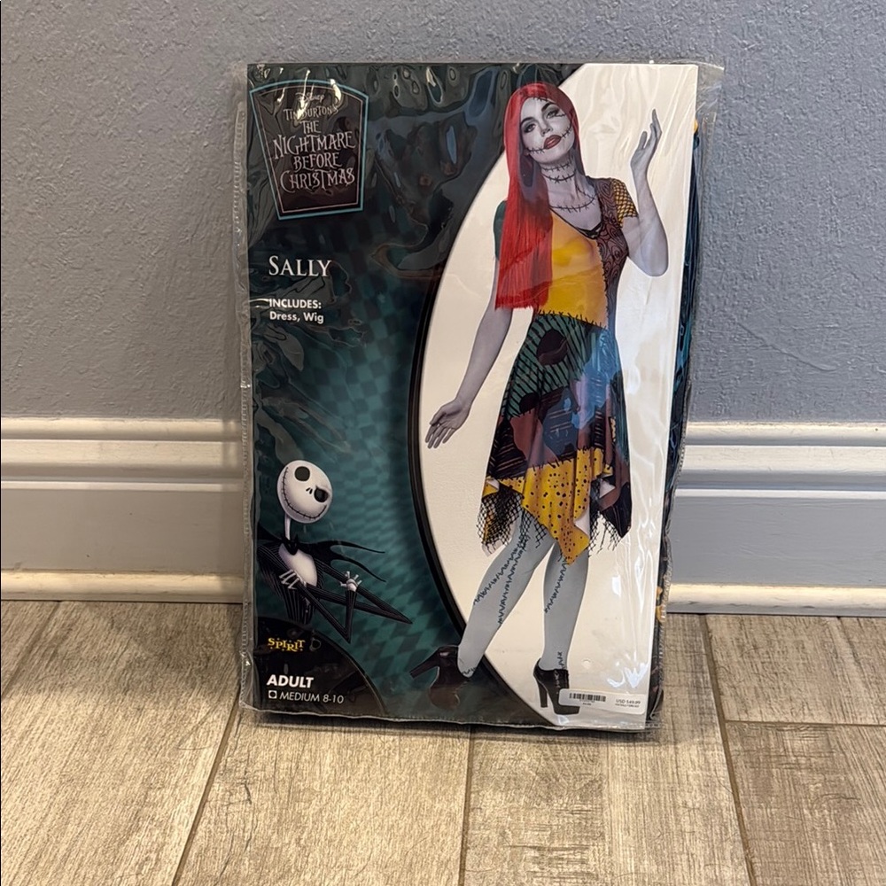 Sally Costume Dress and Wig - Multicolor
